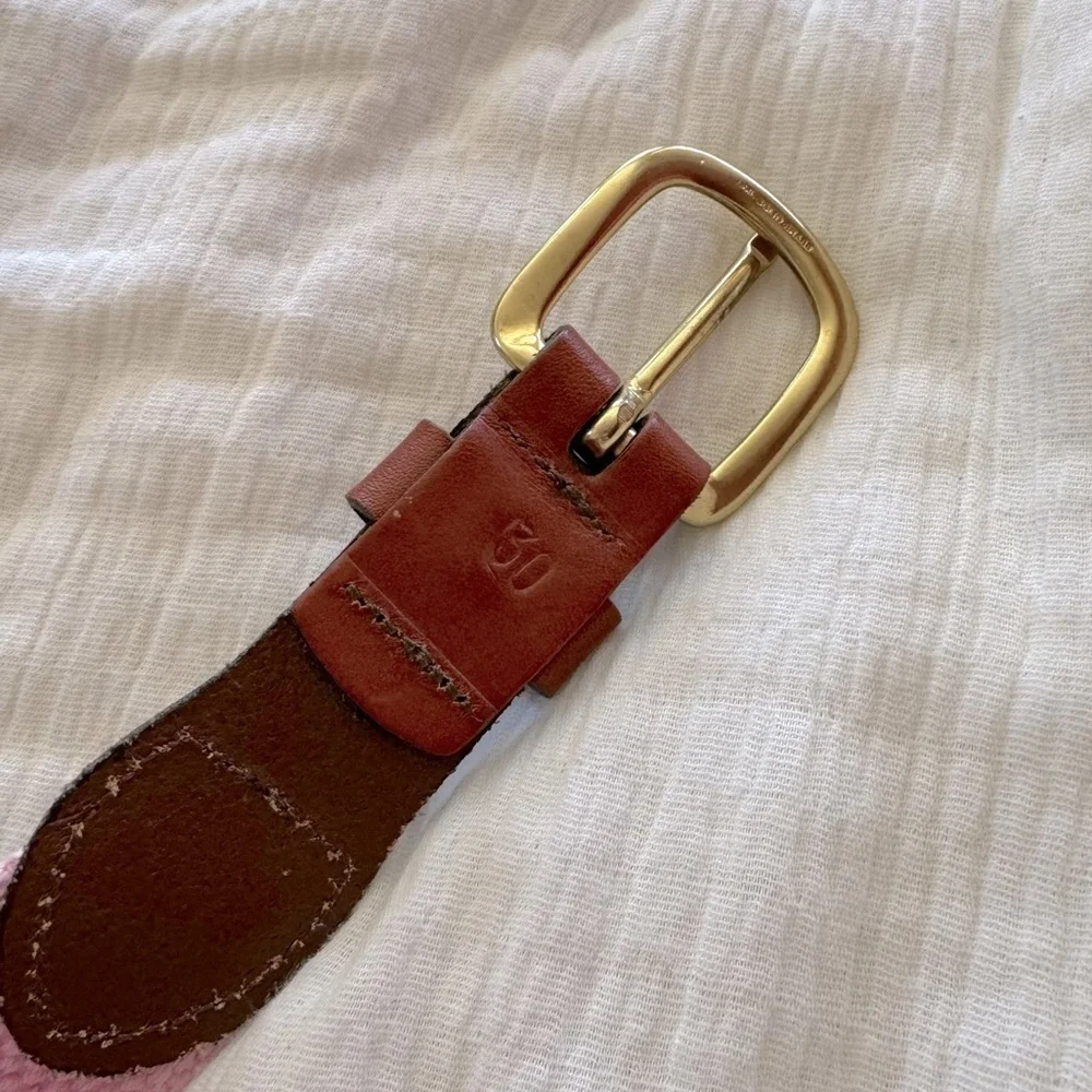 Vintage Leather Man LTD Fabric Ribbon Belt unisex